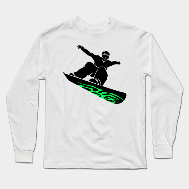 Cool Snowboarder Silhouette